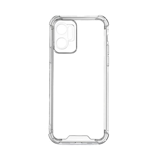 Capa de Silicone com Cantos Dura para Oppo Realme 9i Transparente